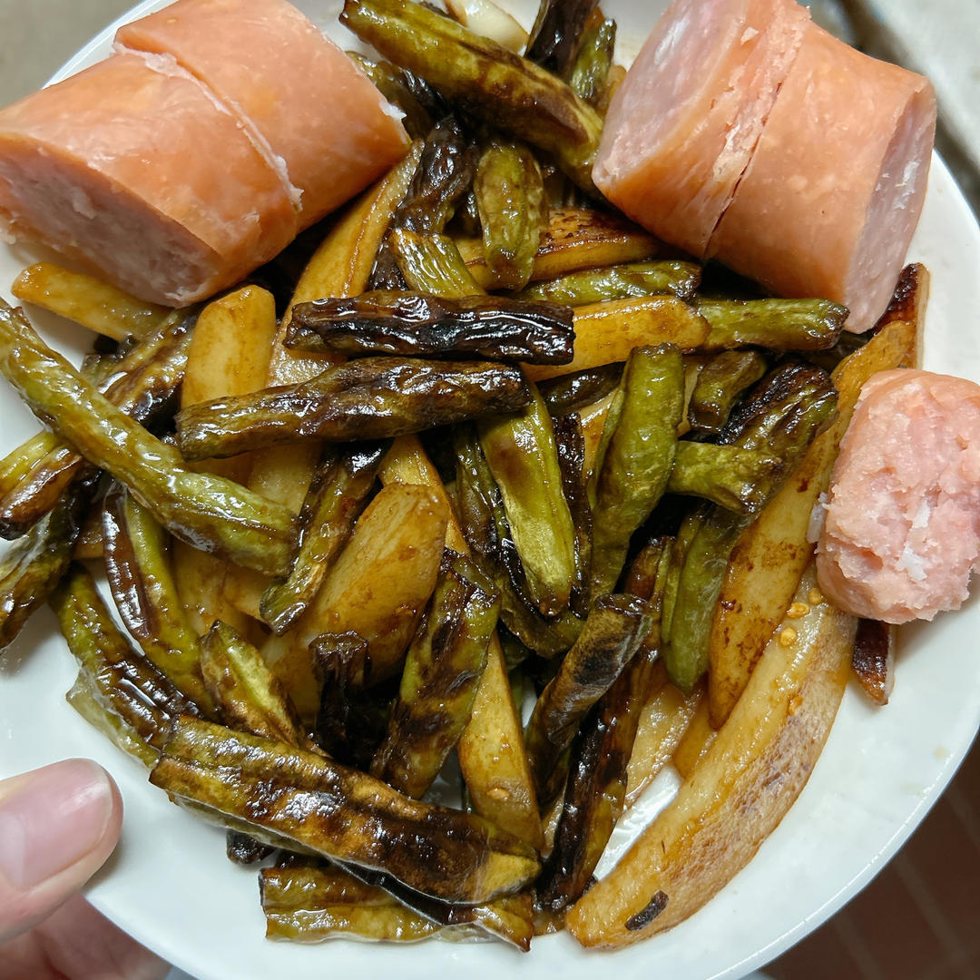 土豆烧豆角