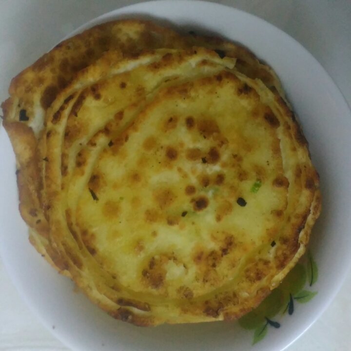 饺子皮葱油饼