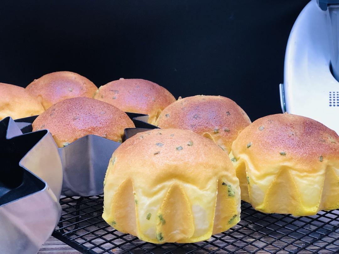 葱香肉松墨西哥面包（波兰种+烫种）