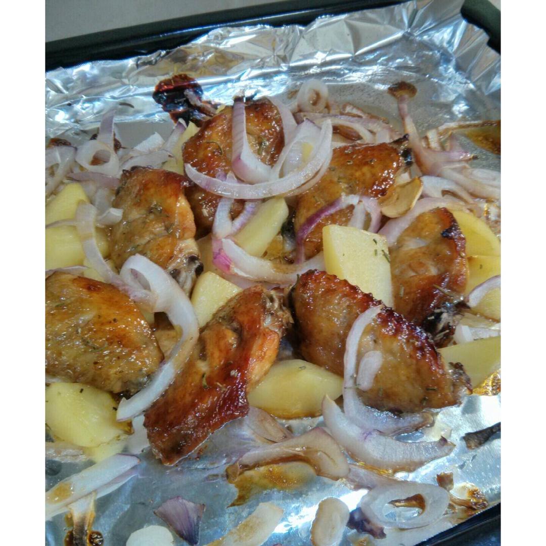 迷迭香柠檬烤鸡腿（或鸡翅）