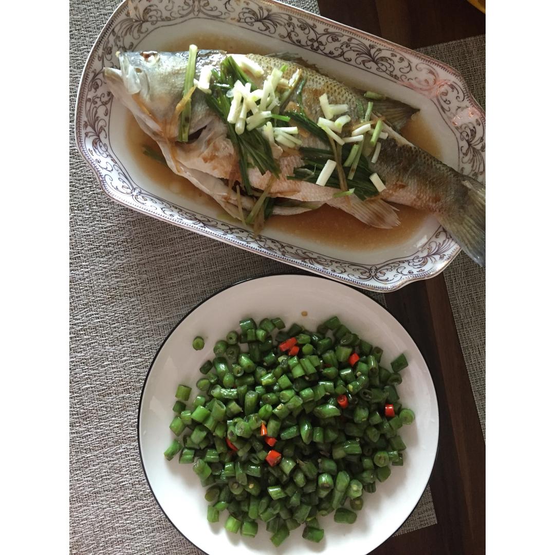 超入味清蒸鱼～清蒸鲈鱼桂花鱼（家常独创）