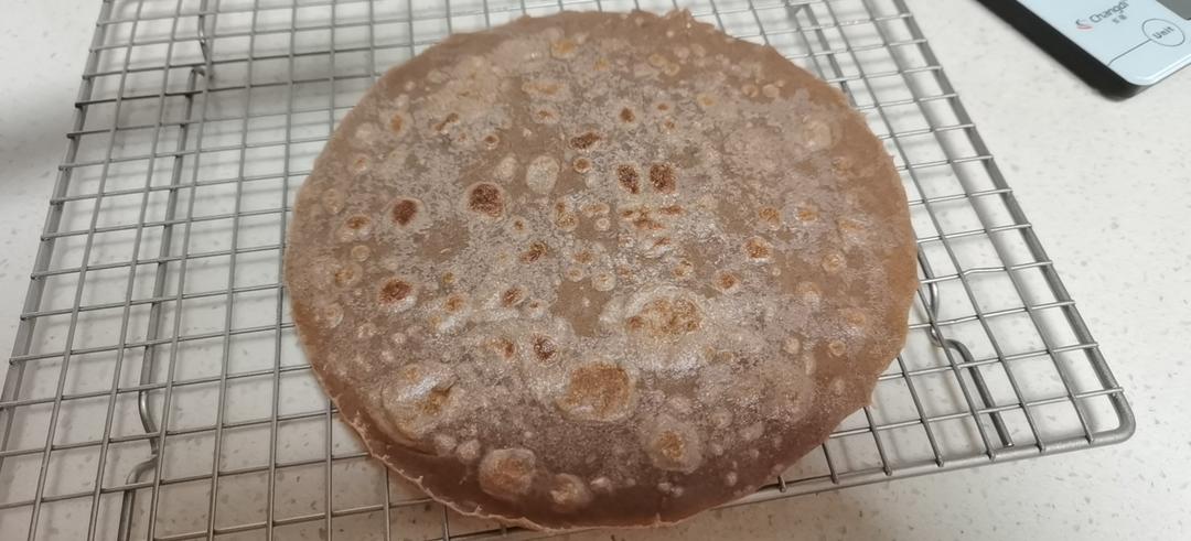 无油无糖黑全麦饼皮