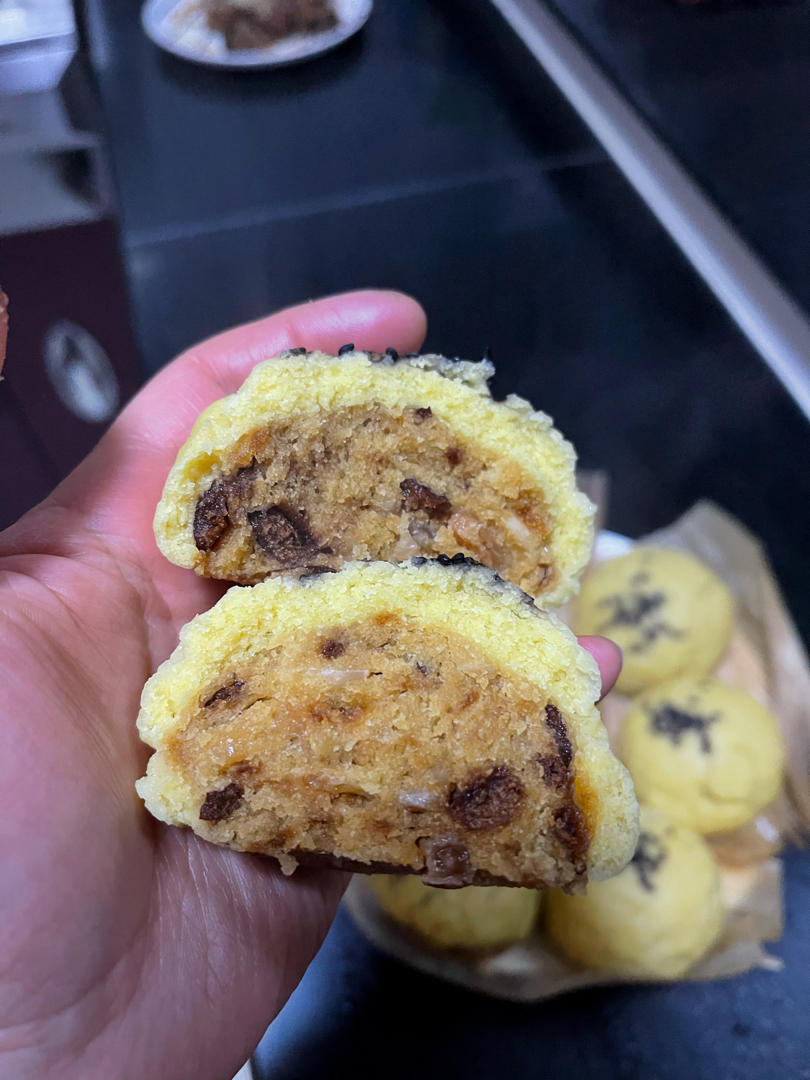 玉米面裹馅饽饽
