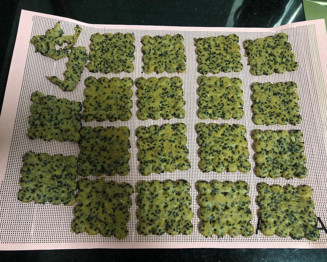 【健康零食】全麦芝麻饼干
