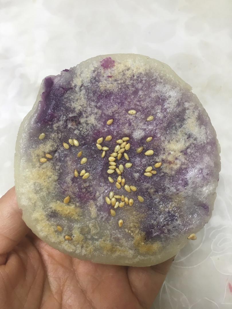 紫薯糯米饼