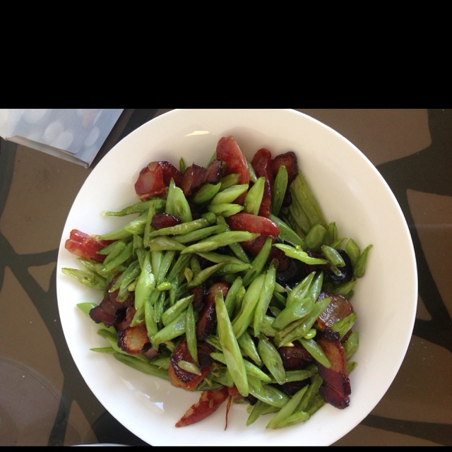 豆角炒腊肉
