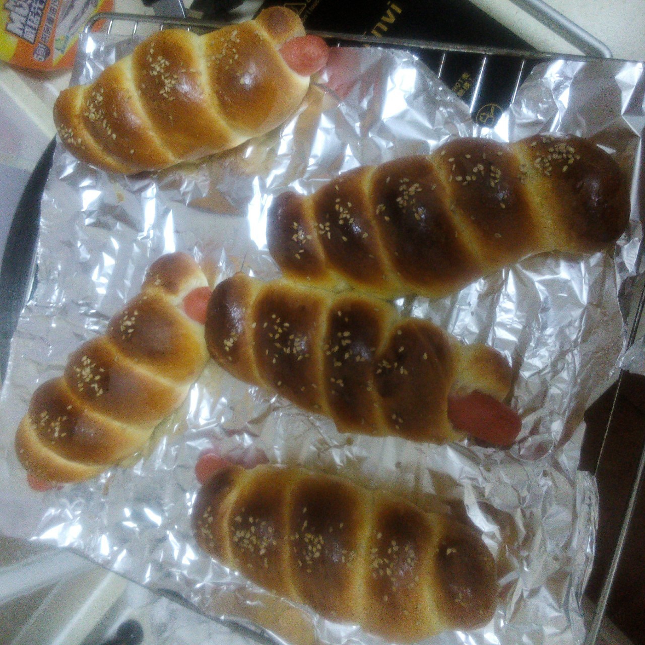 热狗面包卷