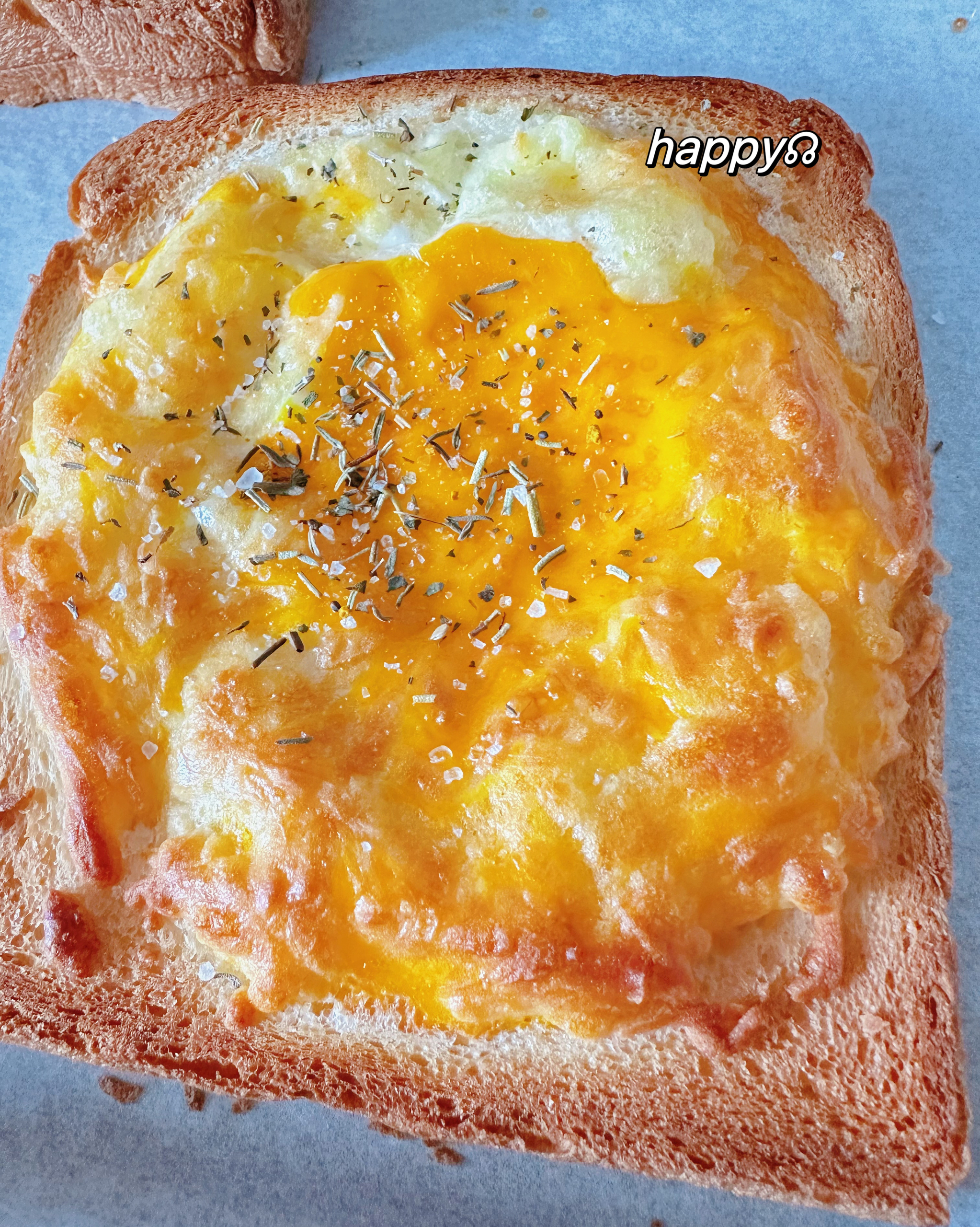 快手十分钟早餐烤箱芝士鸡蛋吐司切片面包