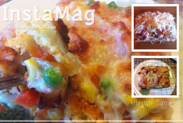 吐司培根小批萨