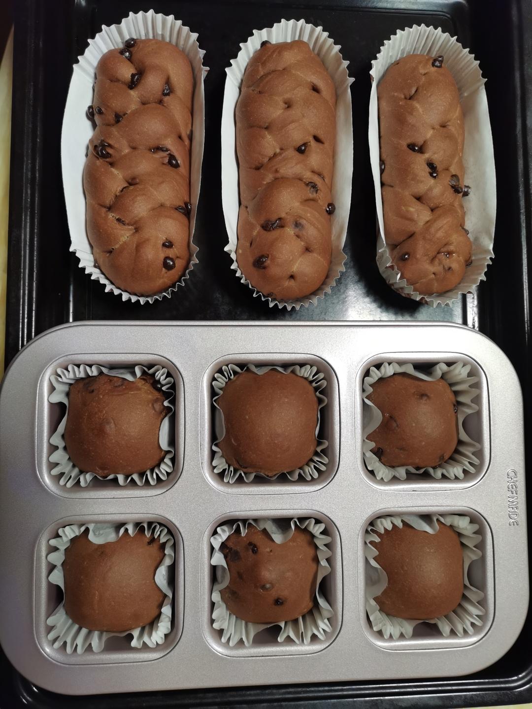 巧克力爆浆小面包