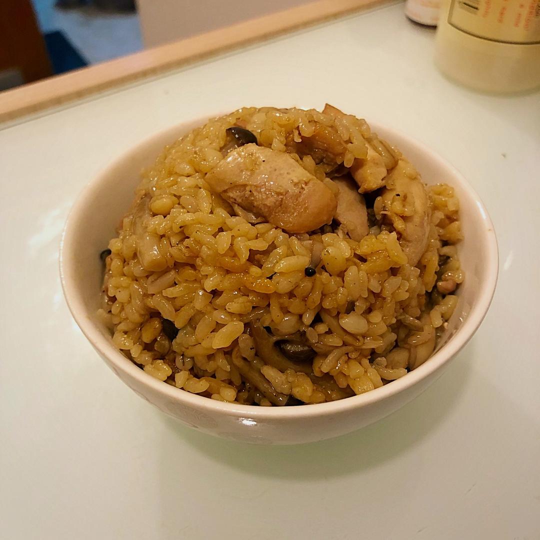 麻油鸡饭