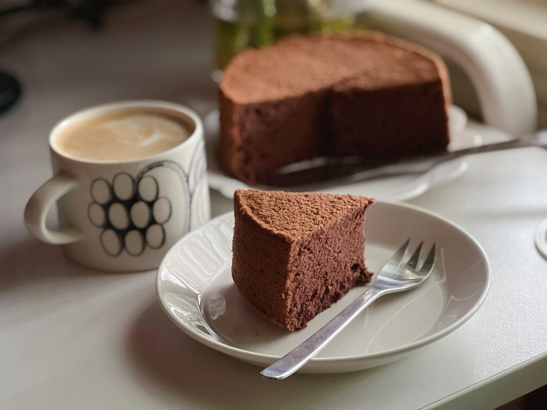 巧克力戚风蛋糕6寸(基础易成功版)