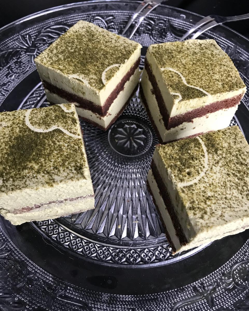 巧克力抹茶慕斯蛋糕（小山进巧克力海绵）