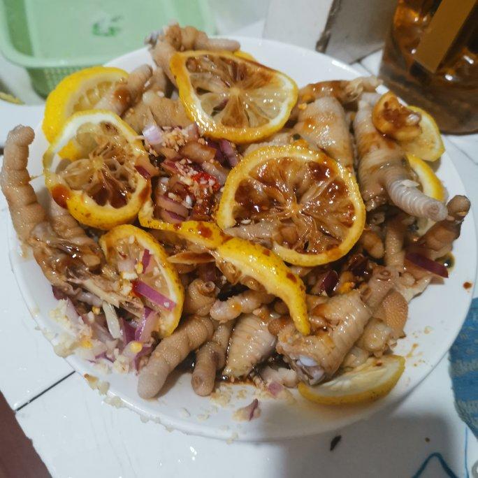 柠檬百香果鸡爪