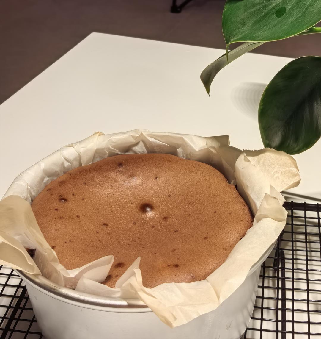 巧克力巴斯克蛋糕