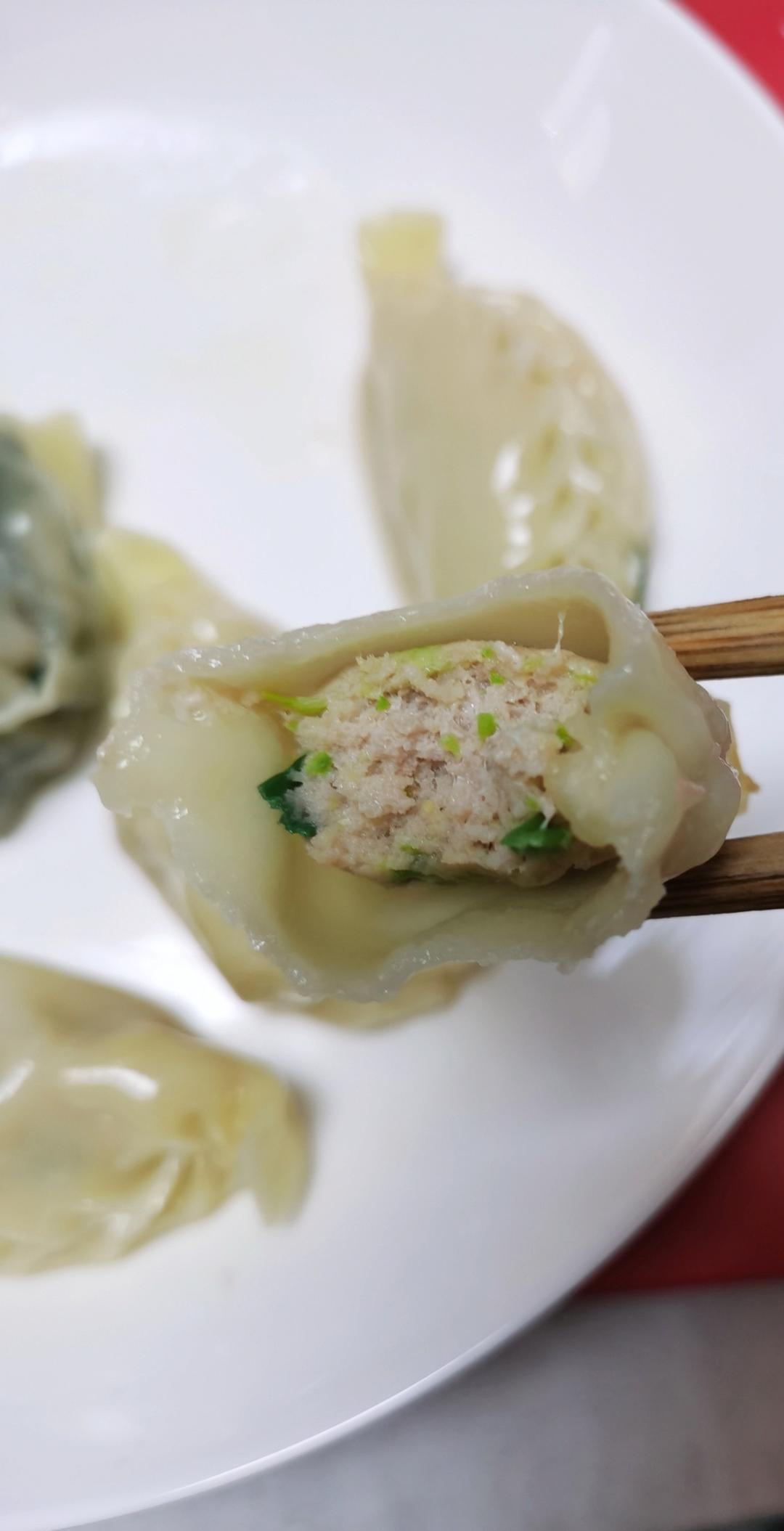 西葫虾仁鲜肉水饺