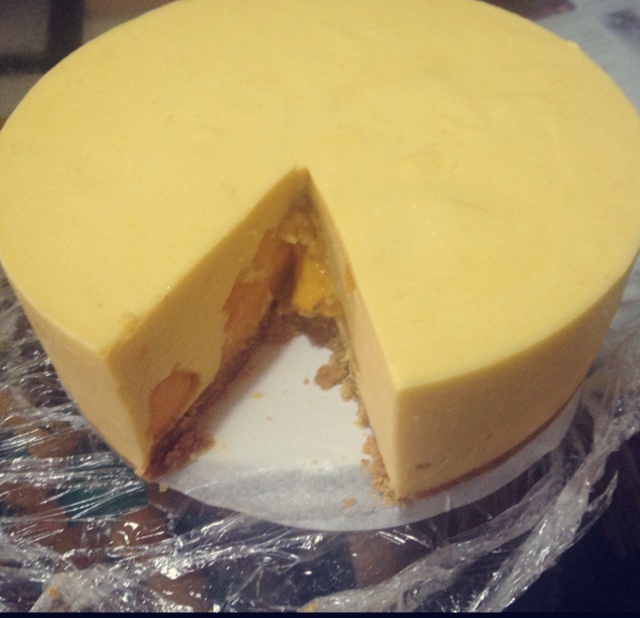 《Tinrry下午茶》教你做芒果流心慕斯（6寸配方）