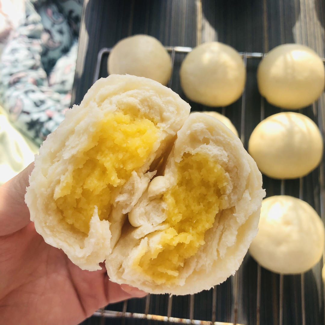 奶黄馅儿和奶黄包