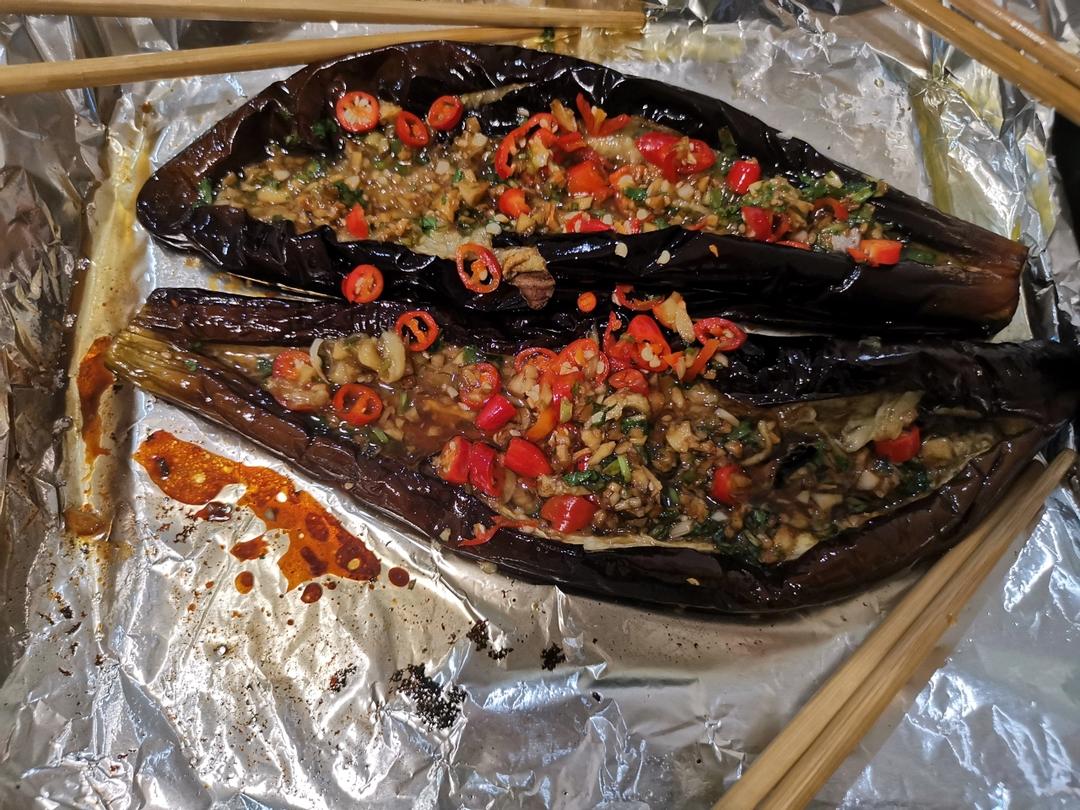 CC招牌菜销魂烤茄子，百吃不厌！