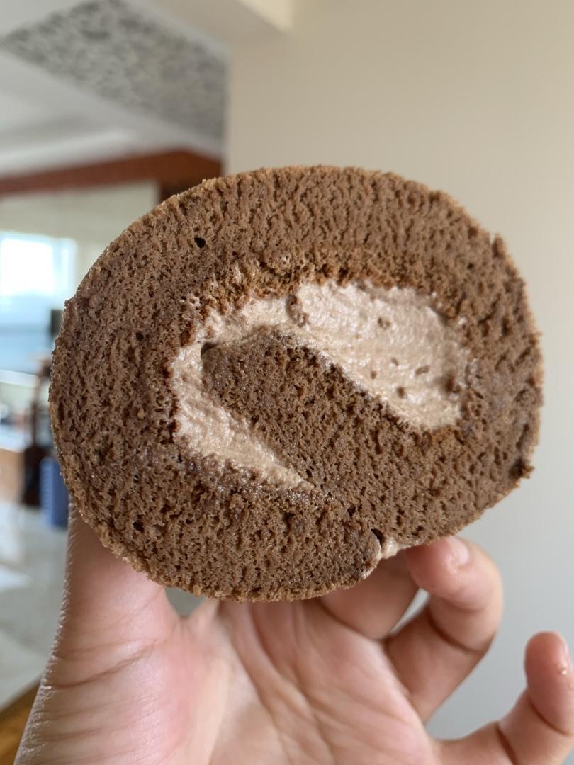 可可蛋糕卷(不消泡超浓郁巧克力口感)