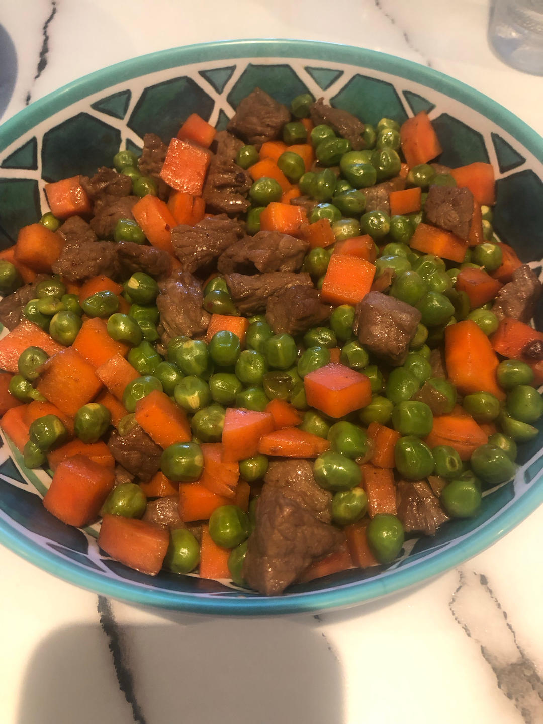 豌豆牛肉粒—快手、下饭菜