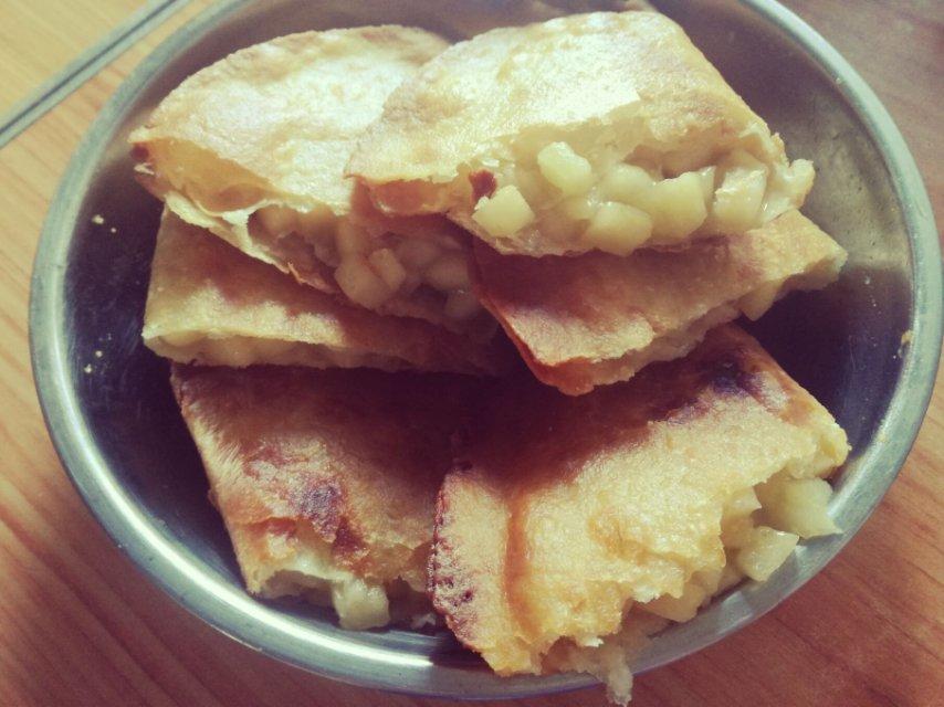 苹果派（馄饨皮版，三种做法）