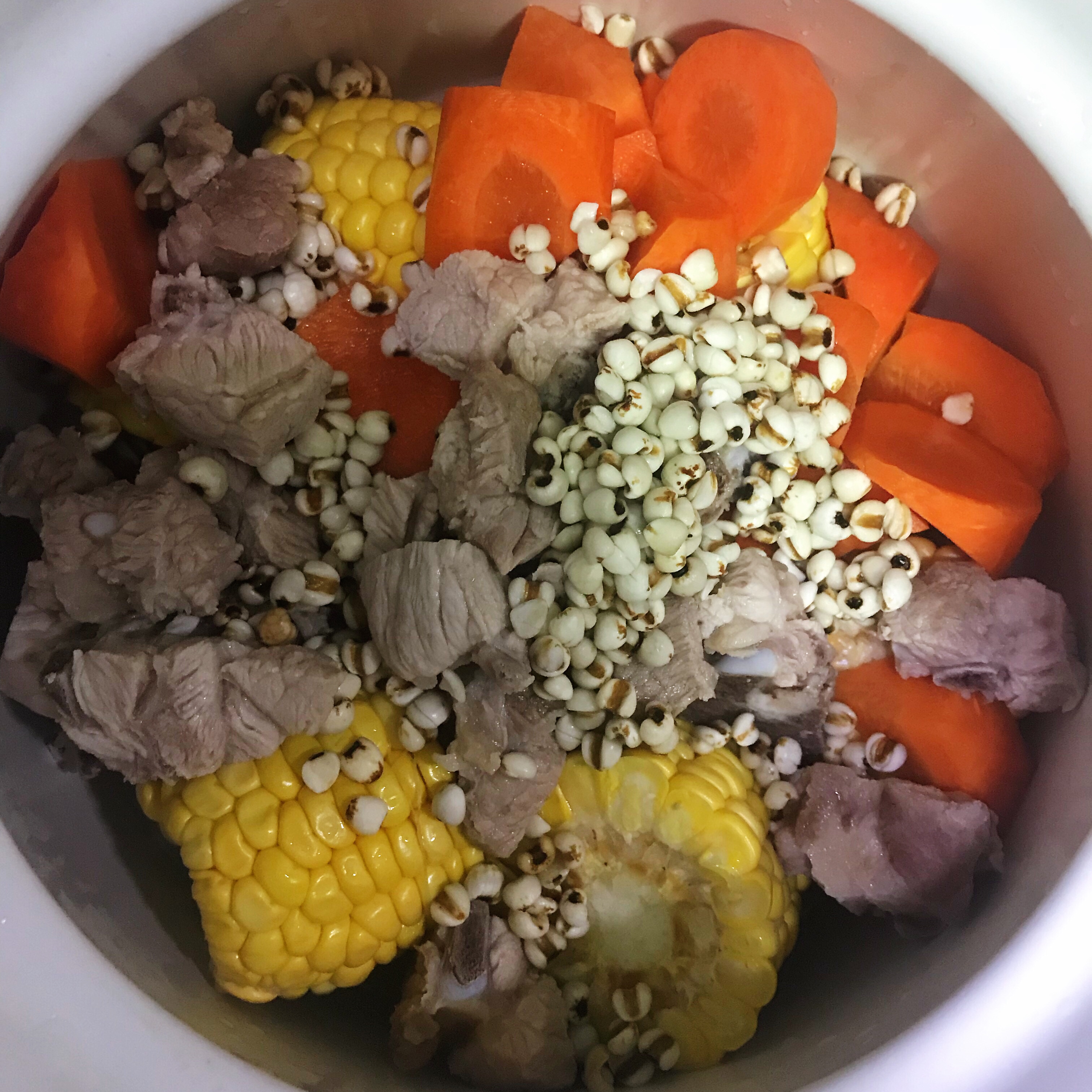 二人食～解暑祛湿·排骨薏米汤的做法 步骤3