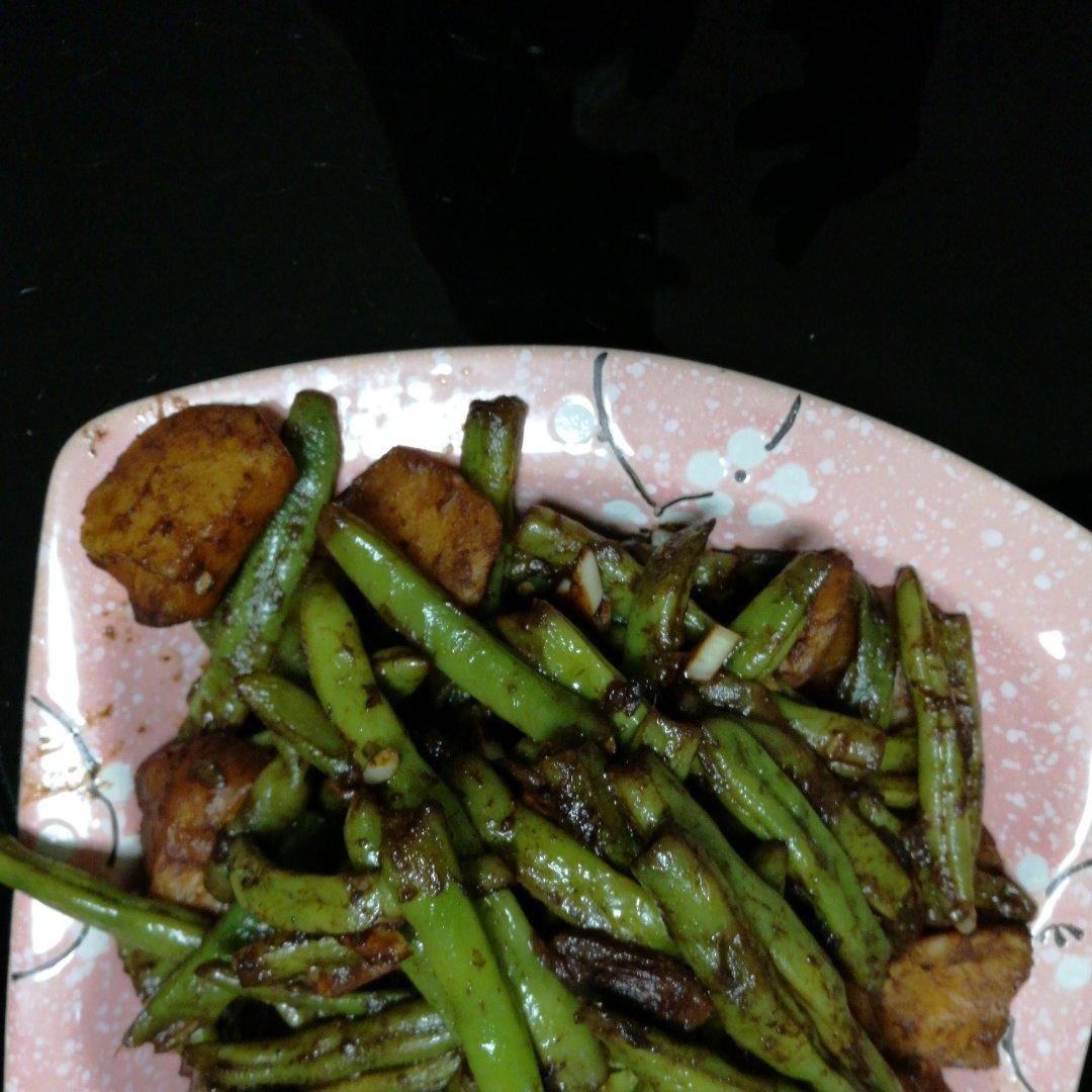 土豆炖豆角