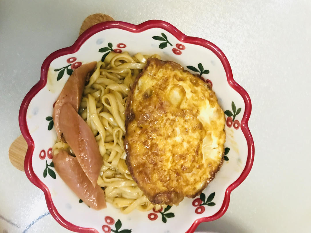 香到舔盘子🉐️荷包蛋焖面🍜超满足❗️