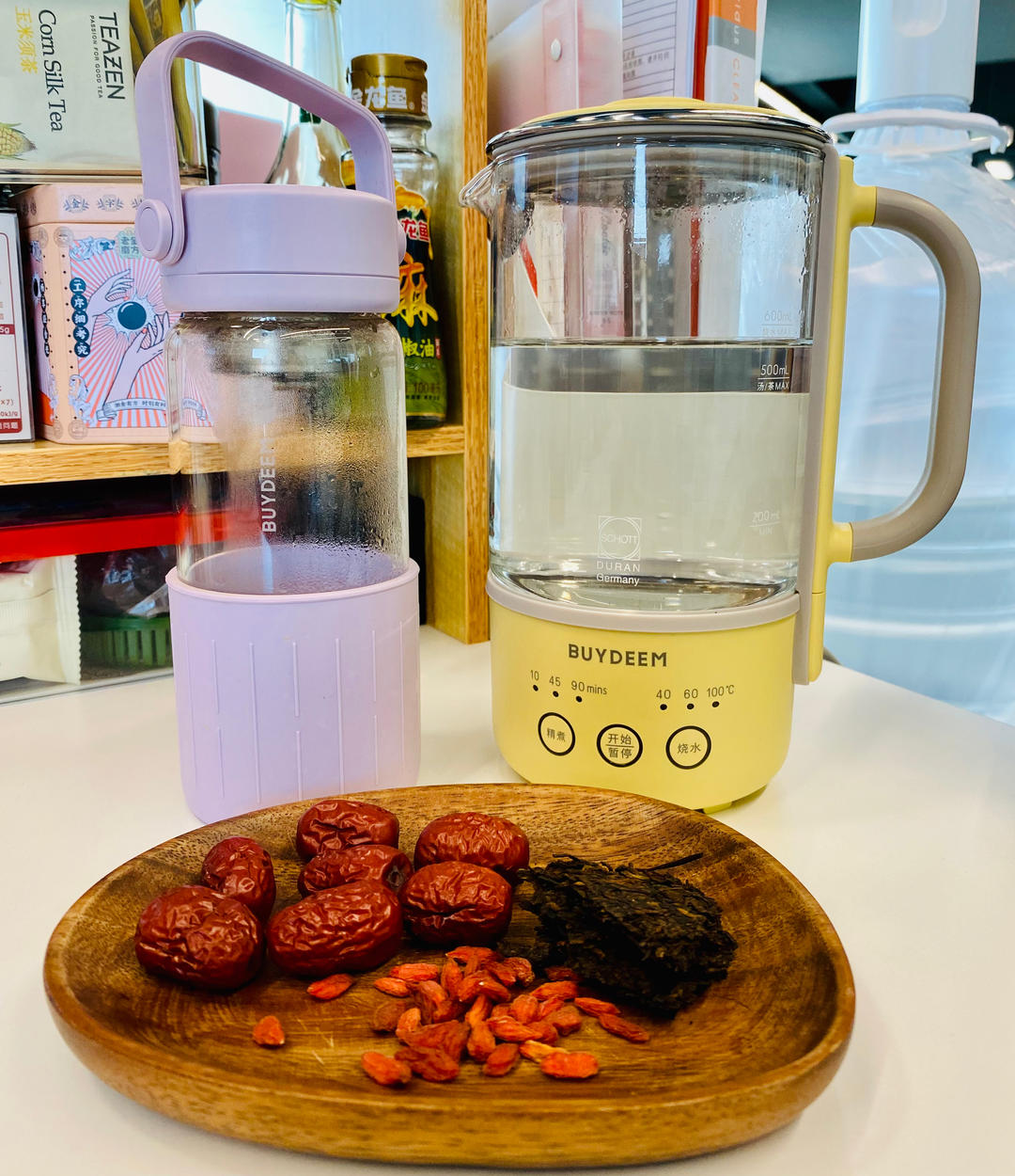 红枣普洱茶【5-6月北鼎养生壶食谱】