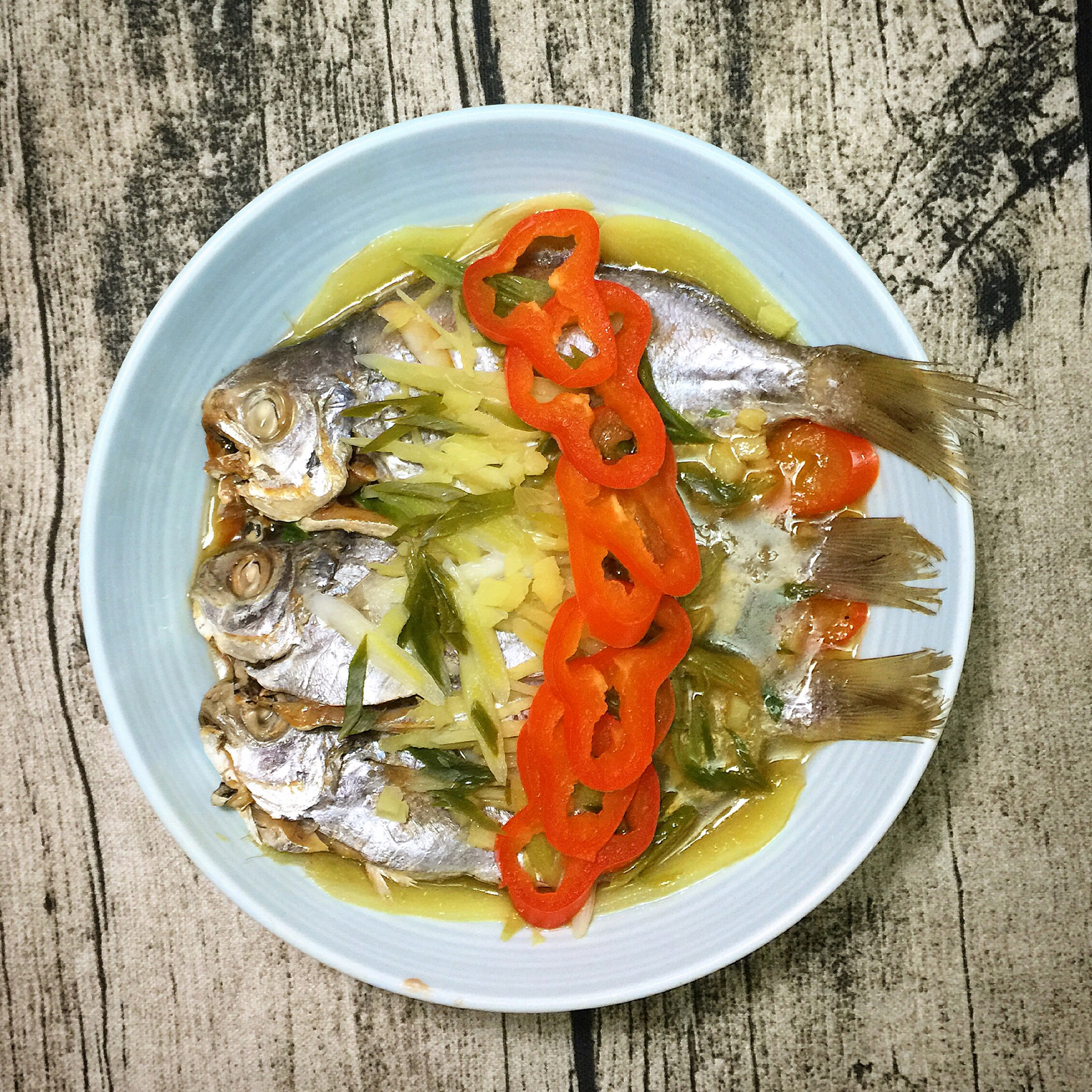 香油蒸肉鲳干
