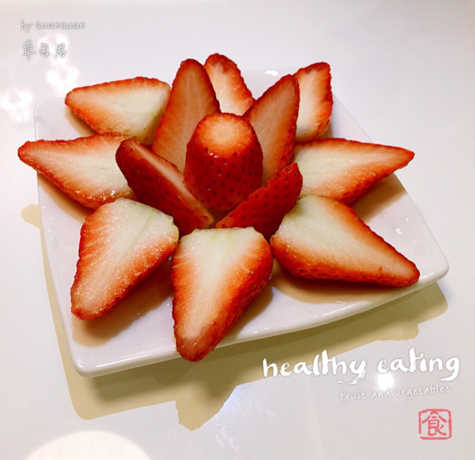 【草莓果盘-给冬天来点颜色】