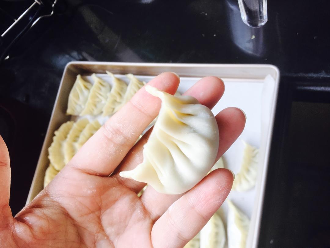 大肚饺子包法