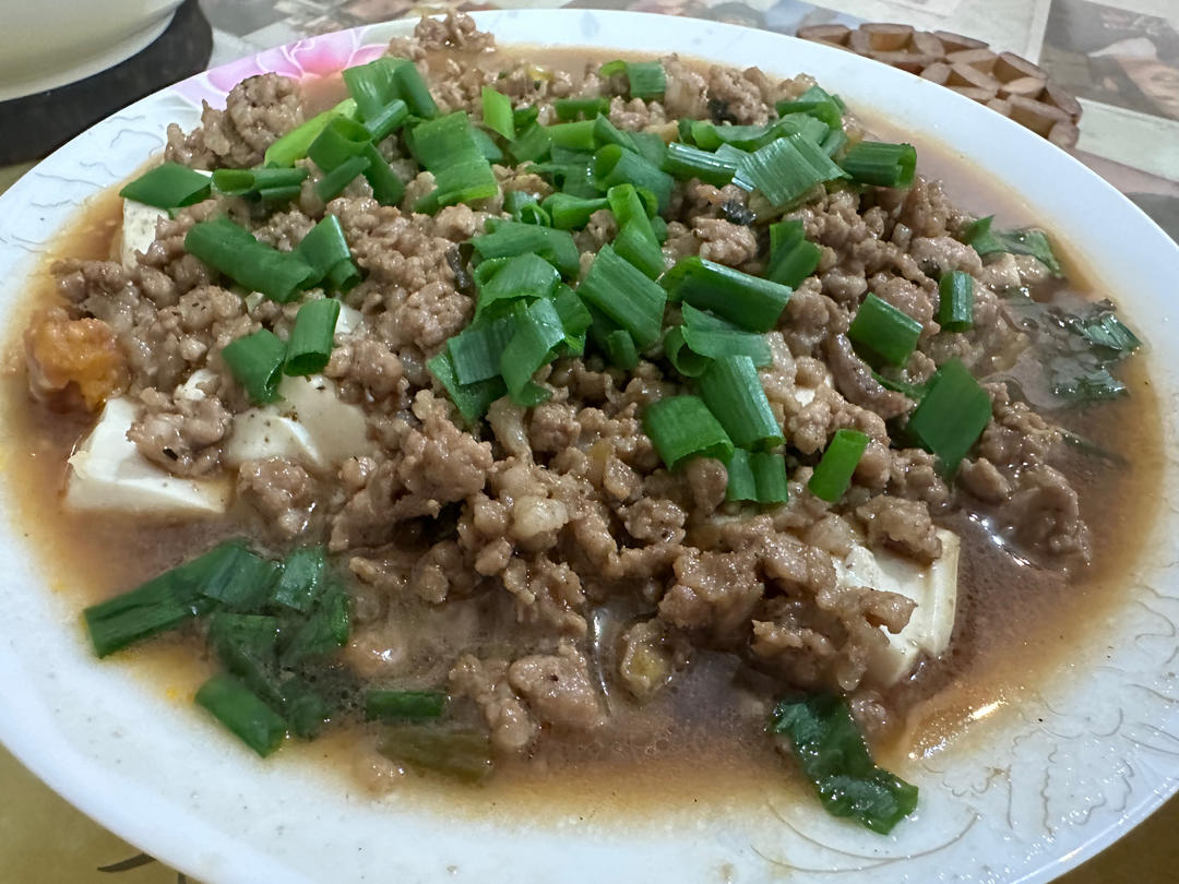 肉末蒸豆腐