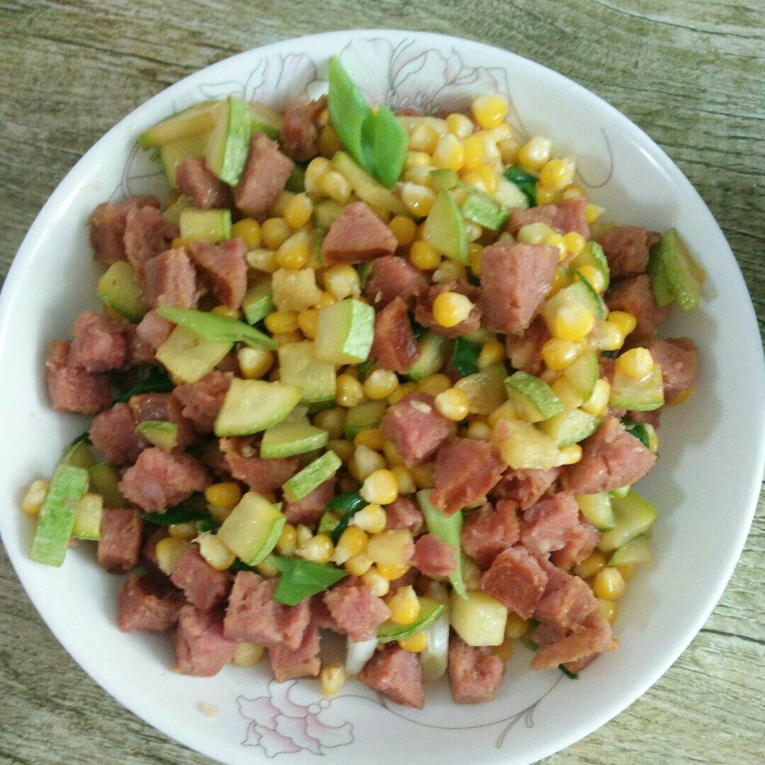 玉米火腿肠