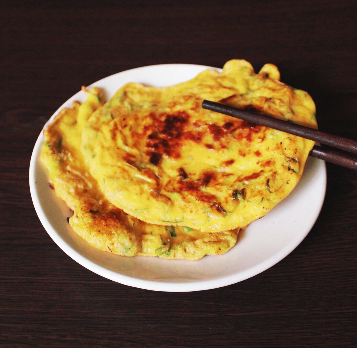 香葱鸡蛋饼