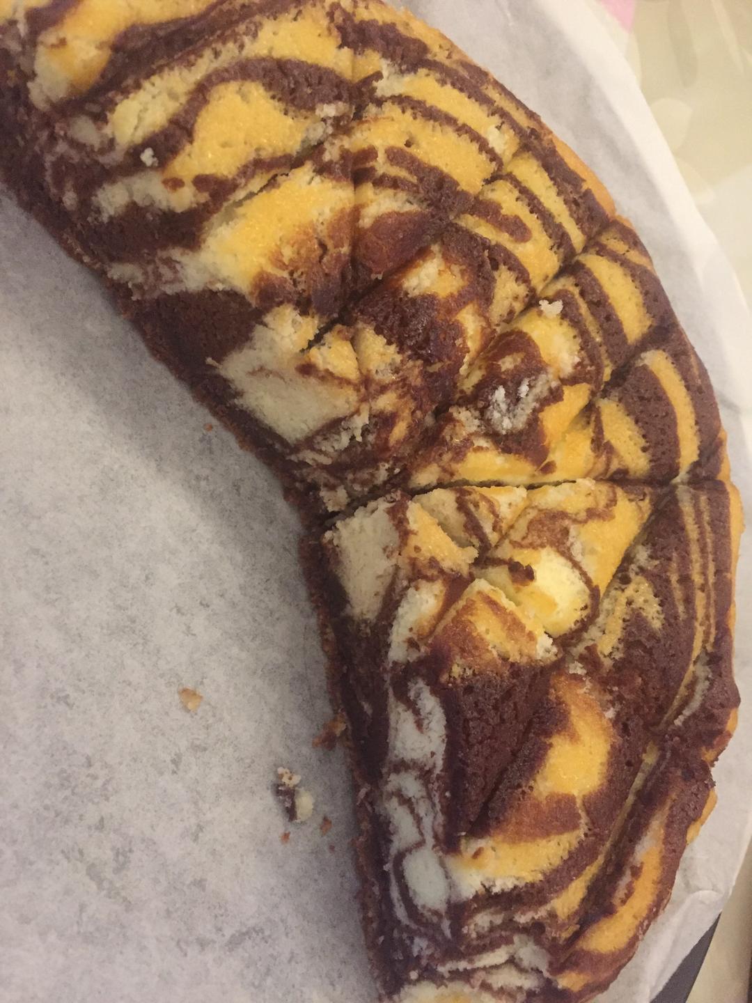 斑马纹酸奶蛋糕