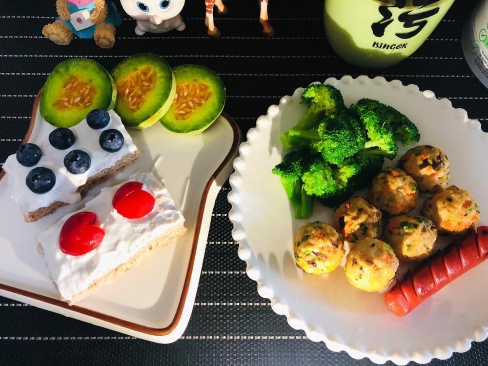 减脂增肌快手低卡烤鸡胸肉牛肉丸子