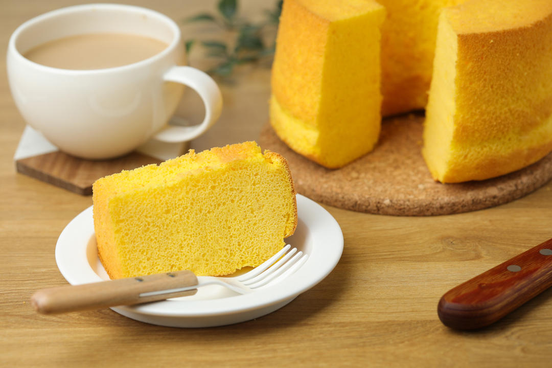 金灿灿南瓜乳酪戚风蛋糕