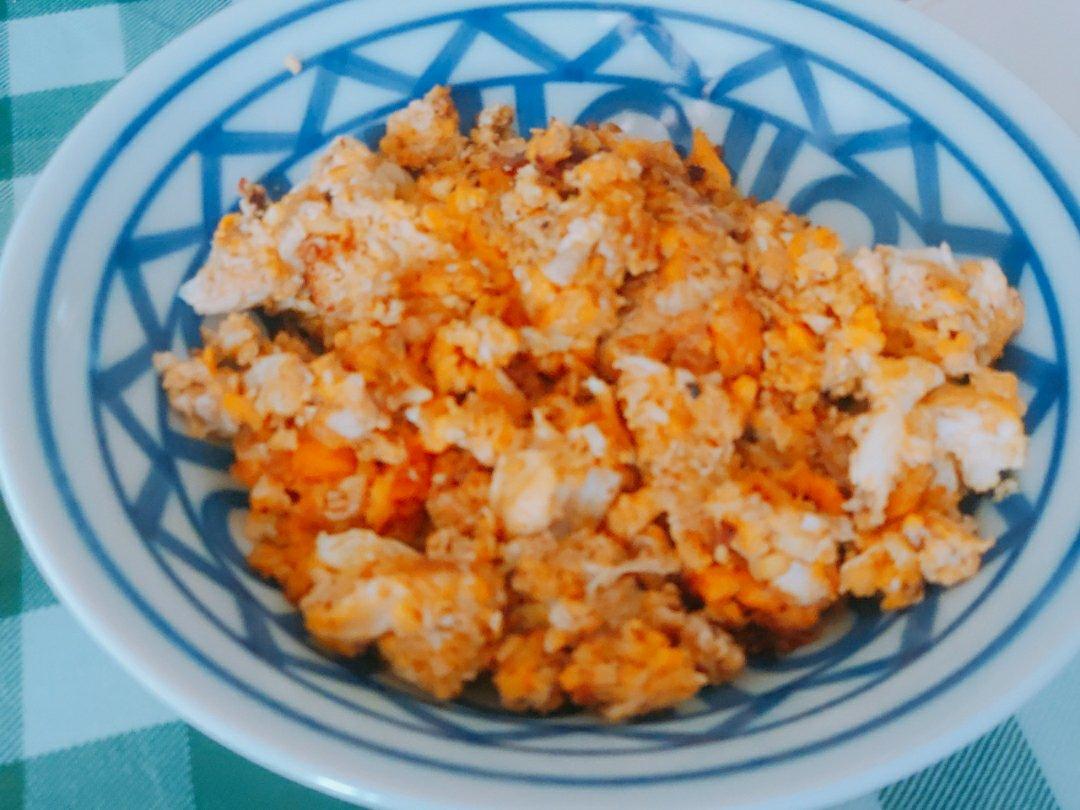 赛螃蟹/蟹黄蛋 (鸭蛋消耗好办法)