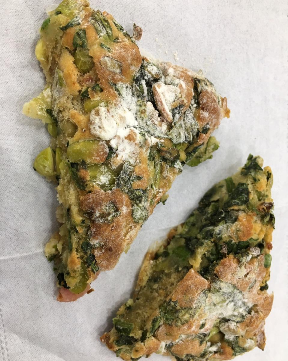 超软田园豆肉松丹波面包——其实是个快手大司康【健康主食】
