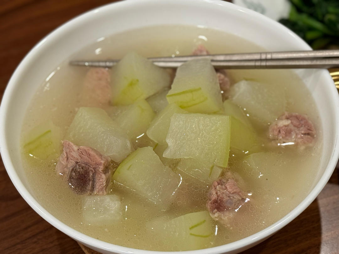 冬瓜排骨汤，夏天的味道