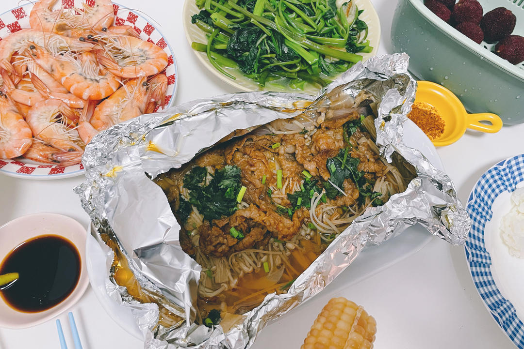 锡纸烤牛肉