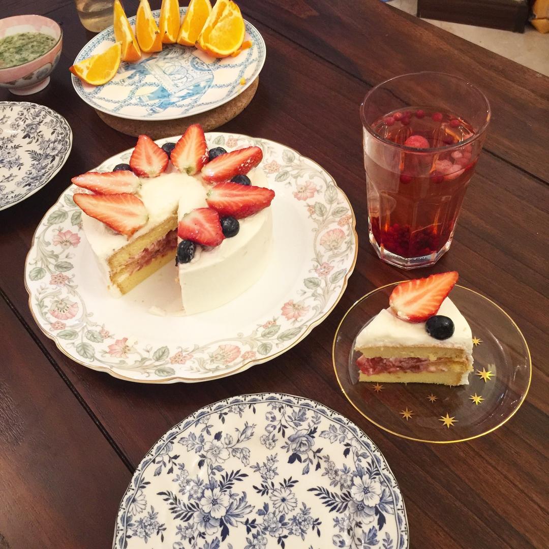 6寸戚风蛋糕（2蛋）