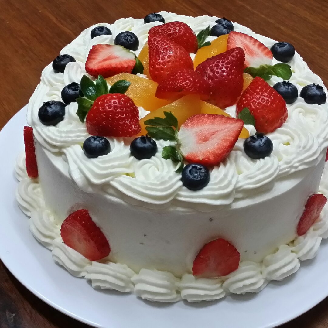 逍遥自在-14做的草莓生日蛋糕