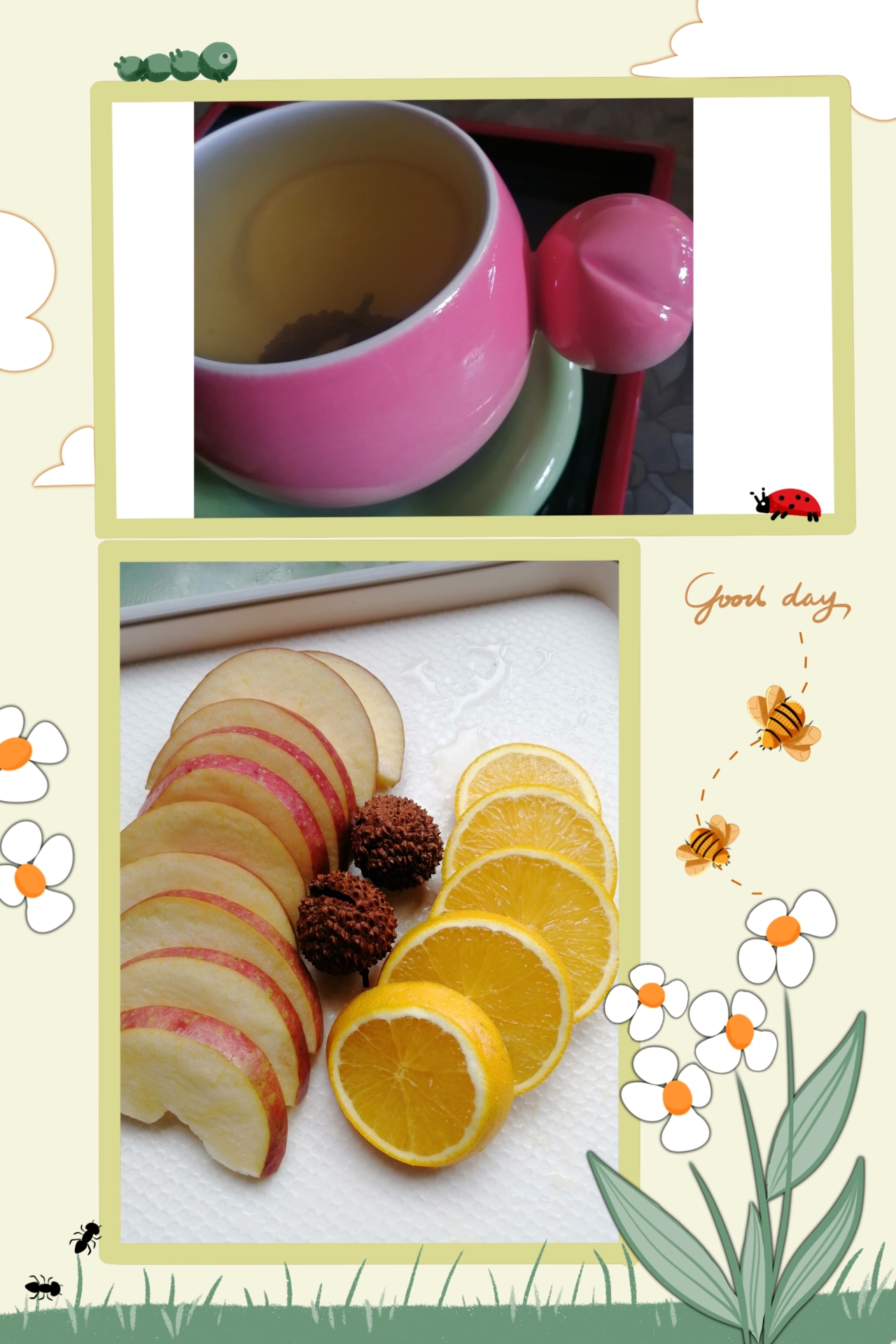 暖手暖身●苹果🍎荔枝柑橘🍊水的做法