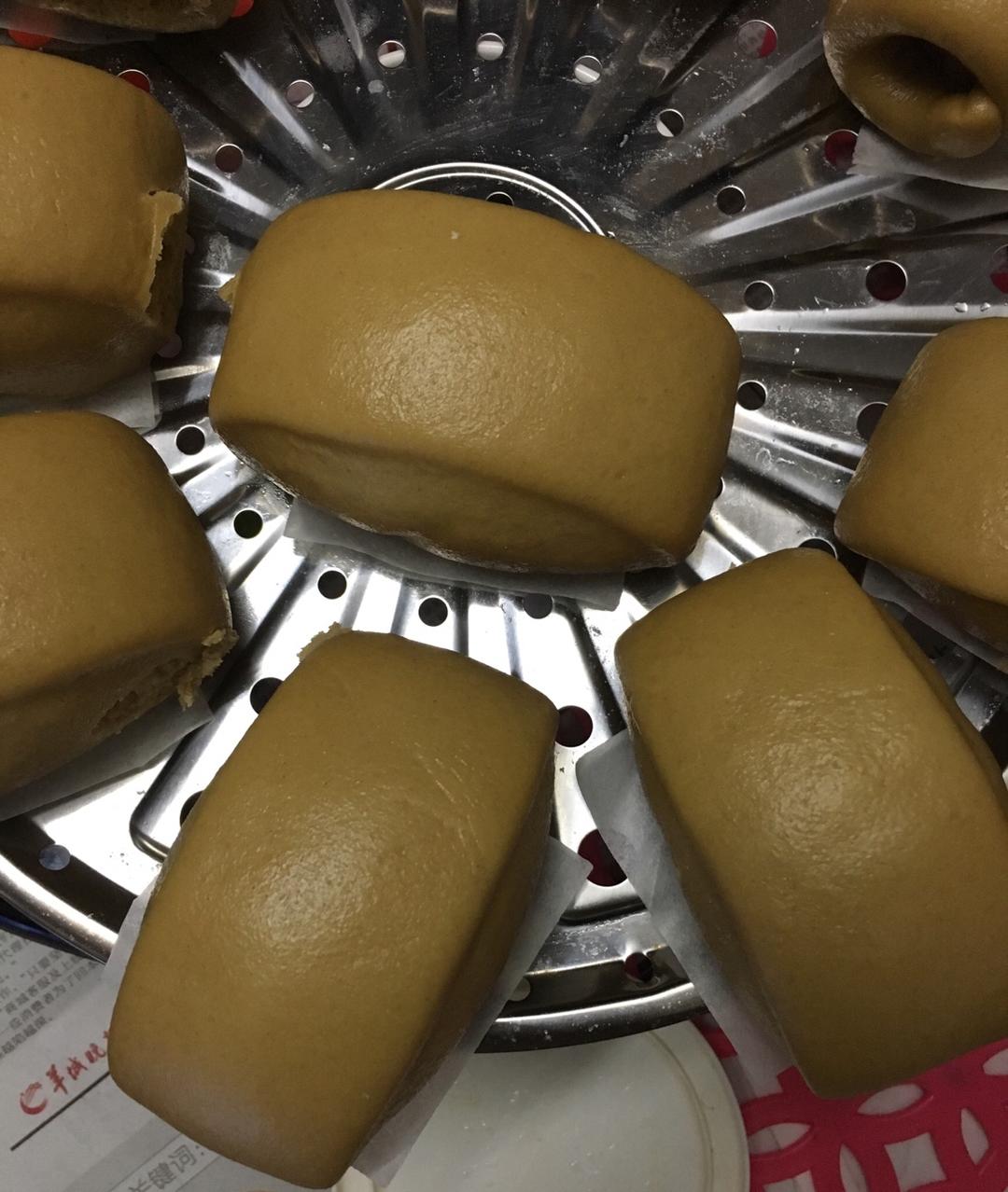 有着面包口感的红糖馒头（一次发酵）