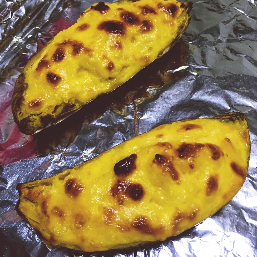 芝士奶油焗红薯