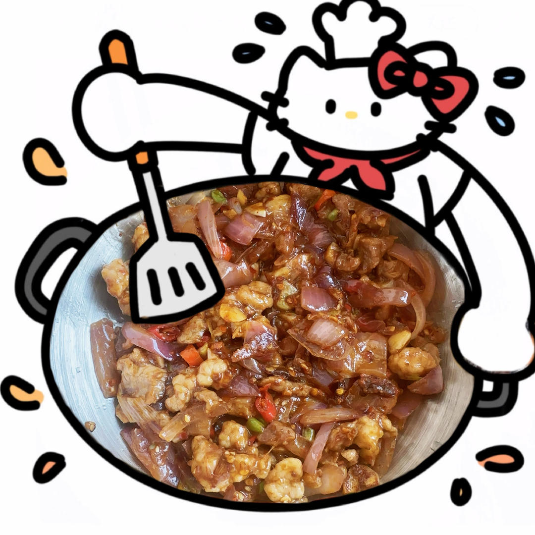 洋葱炒羊腿肉-用这个方法炒羊肉，无膻味还不柴，做出来的羊肉又鲜又嫩