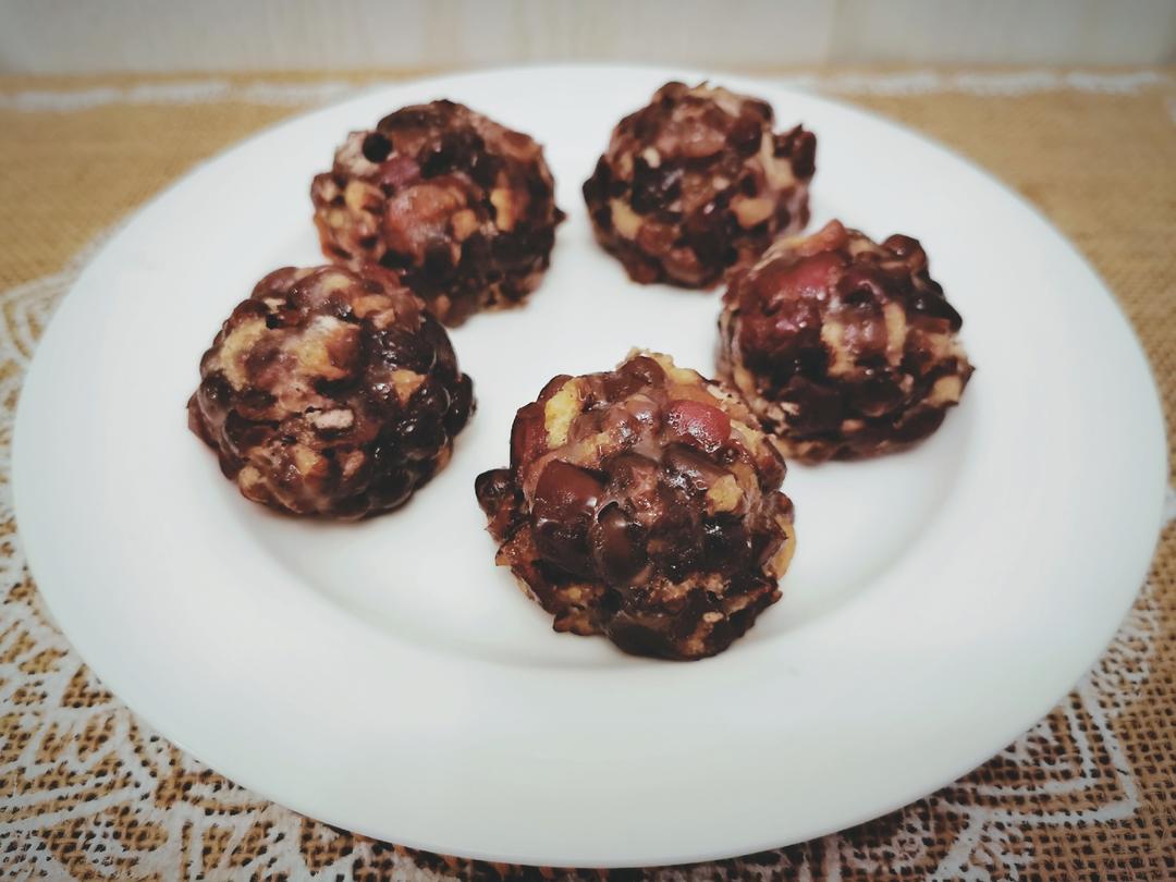 赤豆红枣糯米球的做法